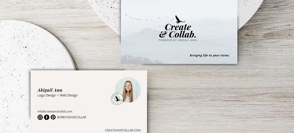 Canva download options panel for exporting business card designs in PNG format.